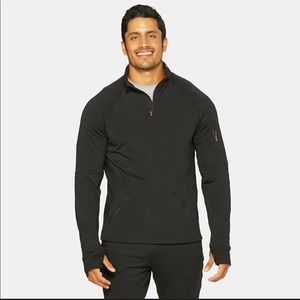 Hylete Flexion Half-Zip Black Pullover